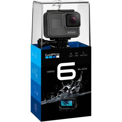 GoPro HERO6 Black W/ Waterproof Case &amp; Action Camcorder Camera Accs