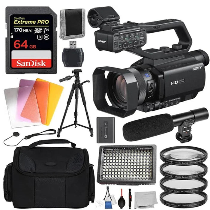 Sony HXR-MC88 Full HD Camcorder with Essential Bundle