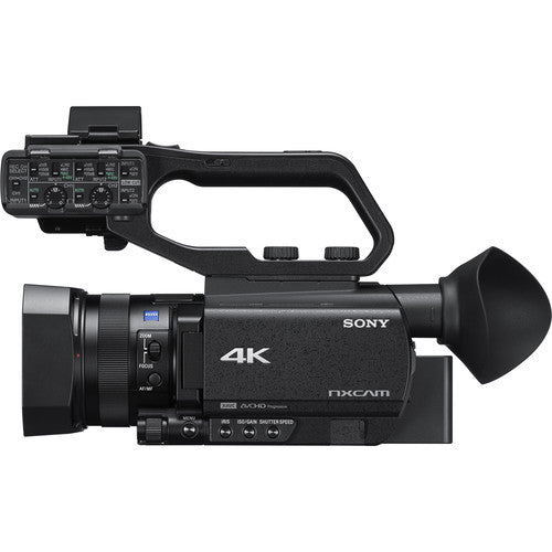 Sony HXR-NX80 Full HD XDCAM with HDR &amp; Fast Hybrid AF Bundle With Video Bag, 62mm Filter Kit, Spare NP-FV70 Battery