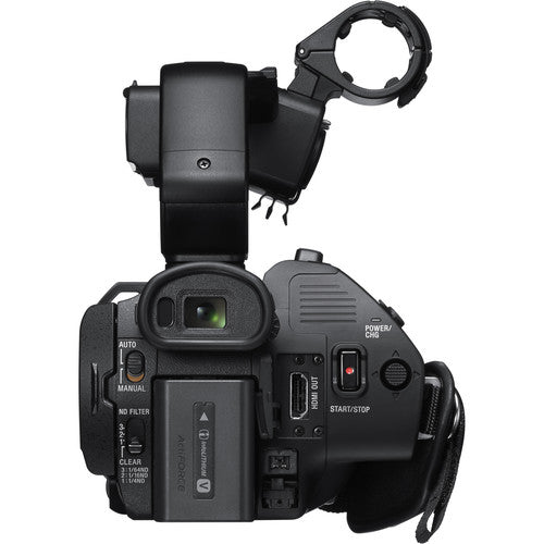 Sony HXR-NX80 Full HD XDCAM with HDR &amp; Fast Hybrid AF Bundle Includes 2x Replacement Batteries + AC/DC Rapic Home &amp; Travel Charger + MORE