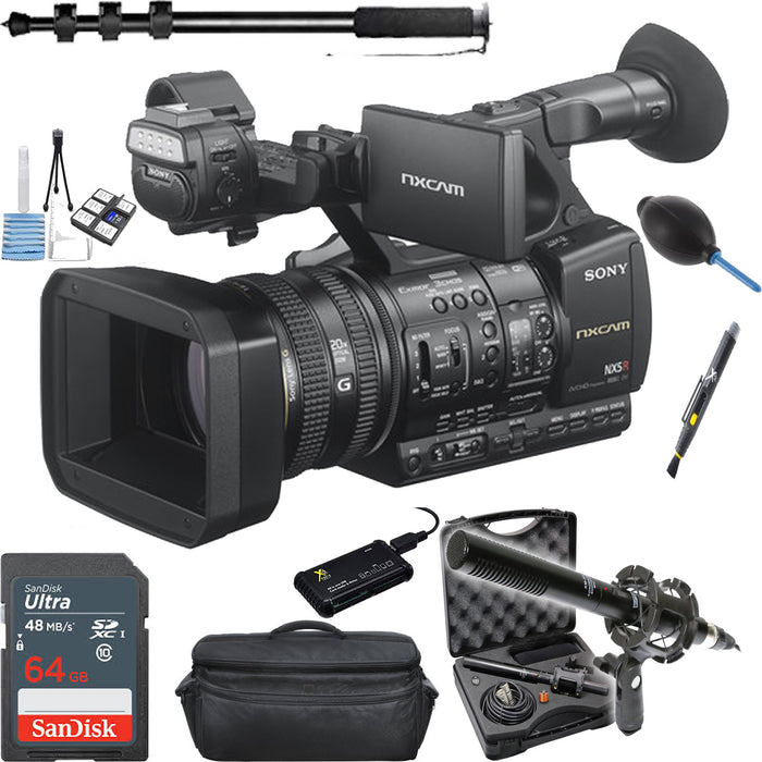 Sony HXR-NX5RE NXCAM Camcorder PAL with Microphone Bundle