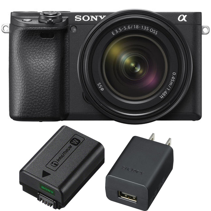 Sony Alpha a6400 Mirrorless Digital Camera with 18-135mm Lens