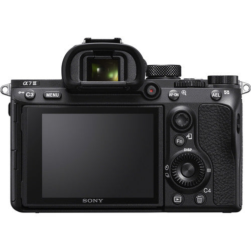 Sony Alpha a7 III Mirrorless Digital Camera USA with 24-105mm Lens and Vertical Grip Kit