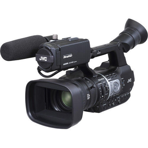 JVC GY-HM620U ProHD Professional Mobile News Camcorder with Microphone + 64GB Card + Case + Reader + Kit