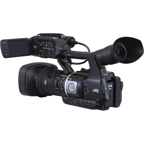 JVC GY-HM620U ProHD Professional Mobile News Camcorder with Microphone + 64GB Card + Case + Reader + Kit