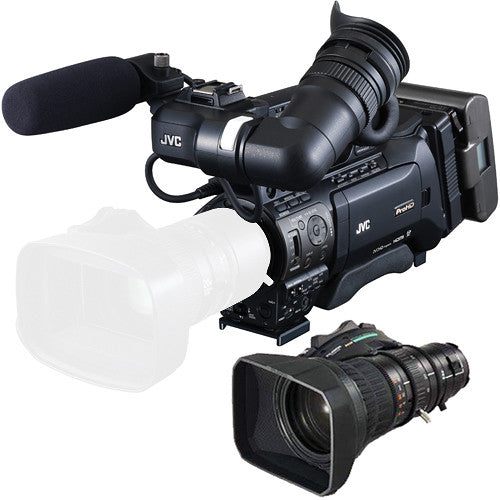 JVC GY-HM850U ProHD Compact Shoulder Mount Camera with Fujinon 20x Lens