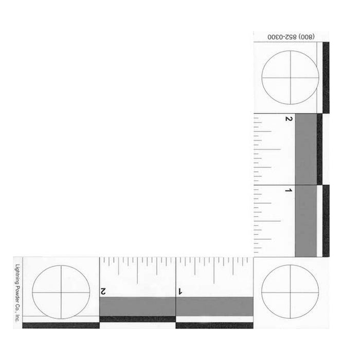 FORENSICS SOURCE INCH L-SHAPED SCALE