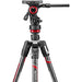 Manfrotto Befree Live Carbon Fiber Video Tripod Kit with Twist Leg Locks