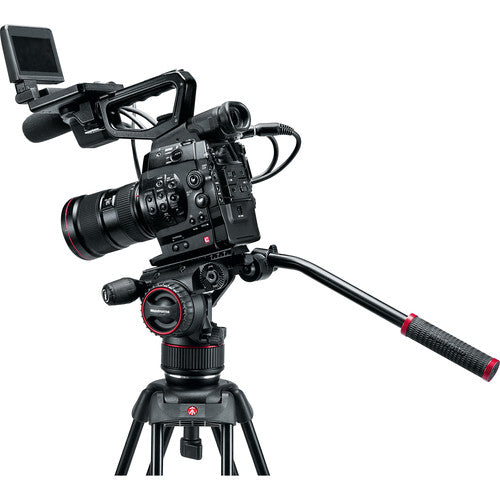 Manfrotto Nitrotech N8 Video Head &amp; 546B Pro Tripod with Mid-Level Spreader