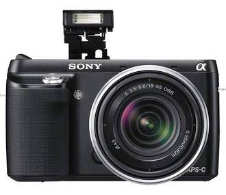 Sony Alpha NEX-F3 Mirrorless Digital Camera with 18-55mm Lens (Black)