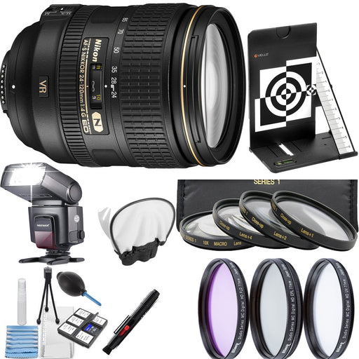 Nikon AF-S NIKKOR 24-120mm f/4G ED VR Zoom Lens Additional Accessories