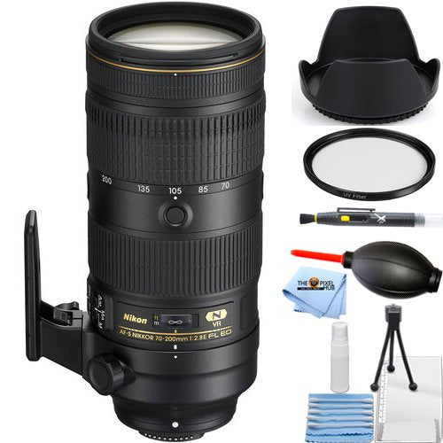 Nikon AF-S NIKKOR 70-200mm f/2.8E FL ED VR Lens 20063 Starter Bundle