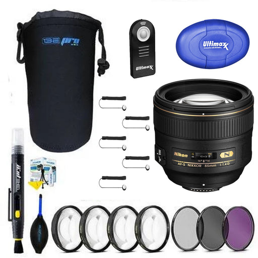 Nikon AF-S NIKKOR 85mm f/1.4G Lens Starter Kit