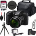 Nikon COOLPIX B600 Digital Camera (Black) with 128GB Memory Card | Nikon Tripod &amp; More