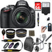 Nikon D5100/D5600 Digital SLR Camera With 18-55mm f/3.5-5.6G VR Lens Accessory Bundle 64GB SDXC Memory