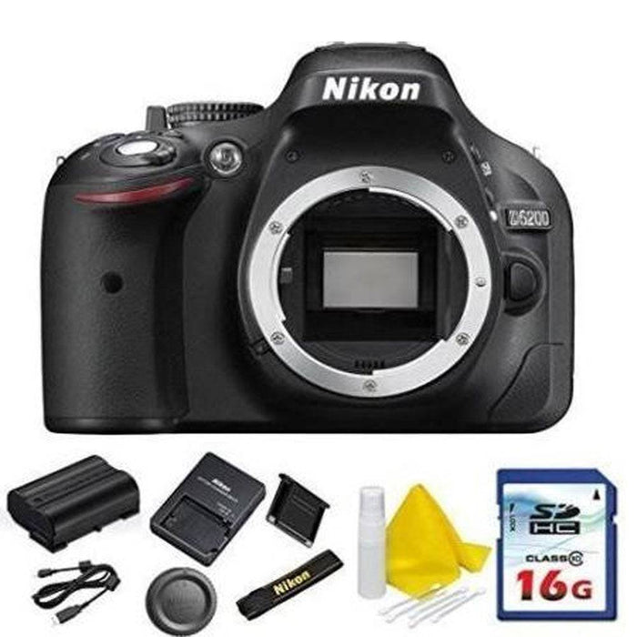 Nikon D5200/D5600 DSLR Camera (Body only) with 16GB Class 10 Memory Card &amp; Professional Cleaning Kit for DSLR Cameras