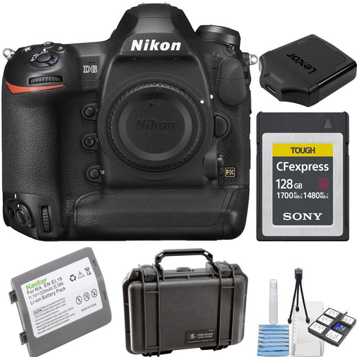 Nikon D6 DSLR Camera (Body Only) with Sony 128GB CFexpress Type B Card with Additional Accessories Starter Package