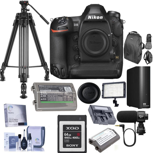 Nikon D6 DSLR Camera With 64GB XQD Pro Mega Accessory Bundle