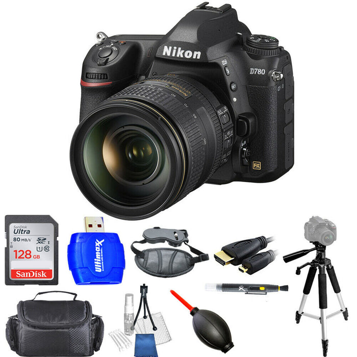 Nikon D780 DSLR Camera with 24-120mm Lens VR with 32GB Essential Bundle