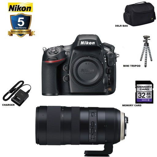 Nikon D800 Digital SLR Camera Tamron SP 70-200mm f/2.8 Di VC USD G2 Lens for Nikon F