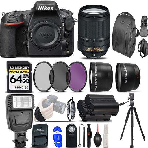 Nikon D810A DSLR Camera with Nikon 18-140mm VR Lens - Ultimate Saving Bundle