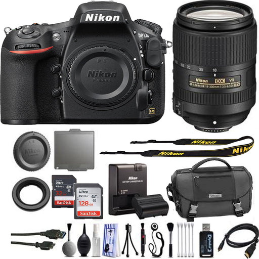 Nikon D810A DSLR Camera with18-300mm Lens Essential Bundle