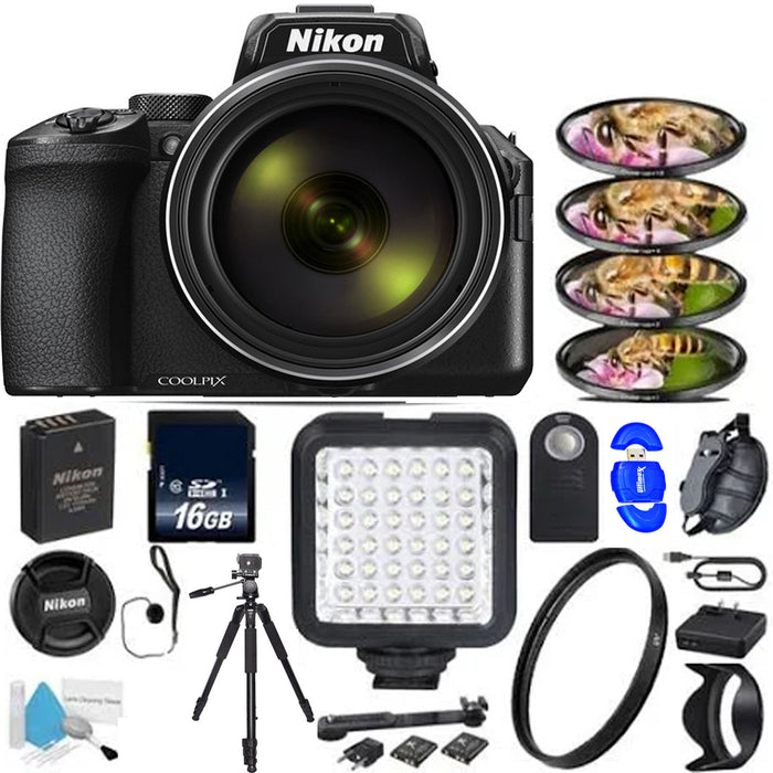 Nikon COOLPIX P950 Digital Camera with 16GB | LED Light Accessory Bundle