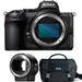 Nikon Z 5 Mirrorless Digital Camera (Body Only) With Nikon Mount Adapter FTZ &amp; Nikon Carrying Case