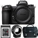 Nikon Z6 Mirrorless Digital Camera (Body Only) USA FTZ Mount Adapter Starter Bundle