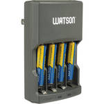 Watson - 4-Hour Rapid Charger with 4 AAA NiMH Rechargeable Batteries