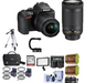 Nikon D3500 24MP DSLR Camera with NIKKOR 18-55mm and 70-300mm Lens W/Pro Acc Kit USA Model