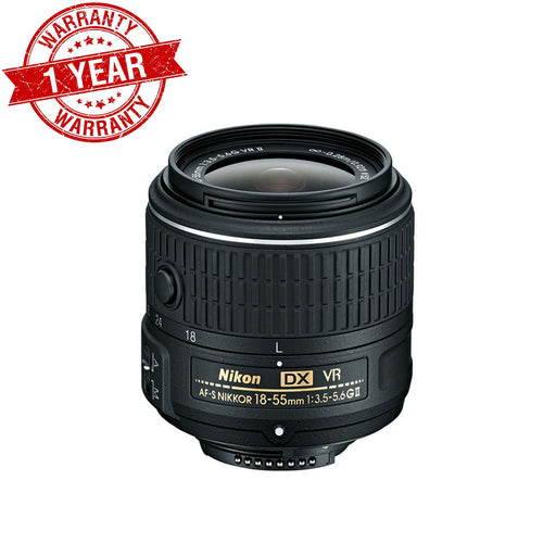 Nikon AF-S DX NIKKOR 18-55mm f/3.5-5.6G VR II Lens with Cleaning kit