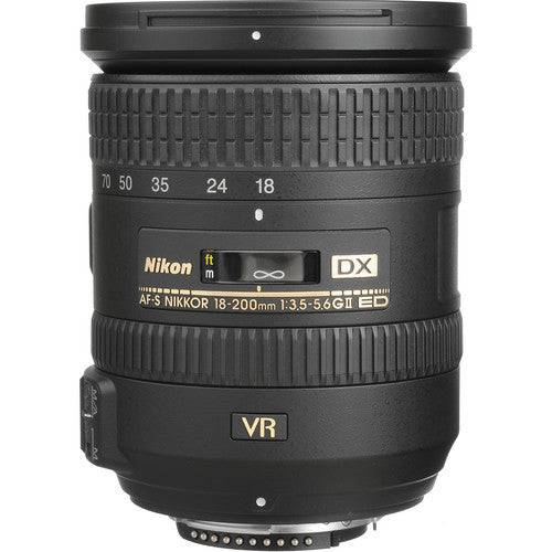 Nikon AF-S DX NIKKOR 18-200mm f/3.5-5.6G ED VR II Lens Basic 