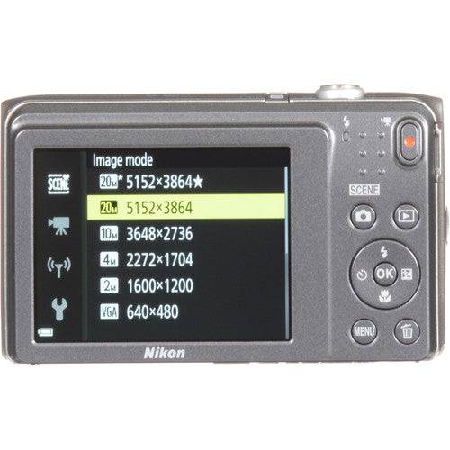 Nikon COOLPIX A300 Digital Camera- Silver