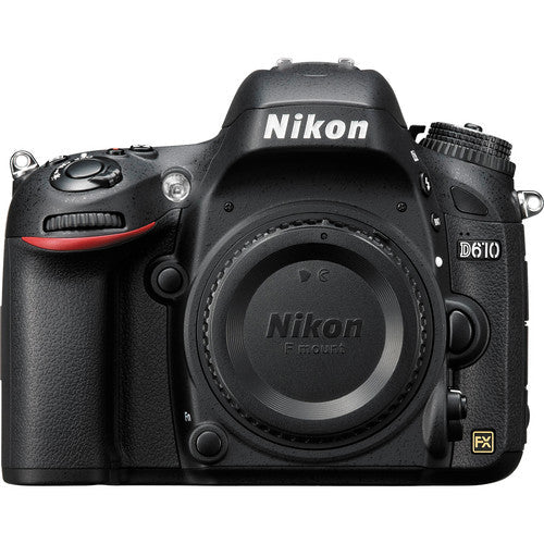 Nikon D610 DSLR Camera (Body Only) with Sandisk Extreme Pro 128GB Starter Bundle