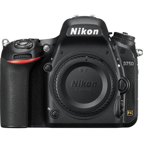 Nikon D750 Digital SLR Camera with Nikon AF-S DX NIKKOR 18-55mm f/3.5-5.6G VR Lens Nikon DX NIKKOR 55-200mm f/4-5.6G ED VR II Lens 32 GB SD Card - International Version