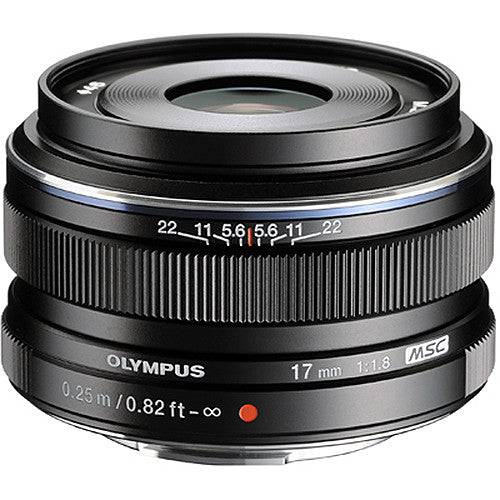 Olympus M.ZUIKO Digital 17mm f/1.8 Lens (Black)