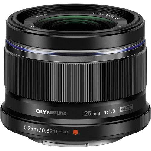 Olympus M.Zuiko Digital 25mm f/1.8 Lens (Black)