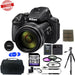 Nikon Coolpix P900/950 16.0 MP Compact Digital Camera- Black w/ 32GB MC | DSLR Bag | Tripod | Card Reader | Filters & Cleaning Kit