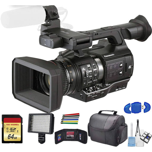 Panasonic AJ-PX270 microP2 Handheld AVC-ULTRA HD Camcorder with Base Bundle