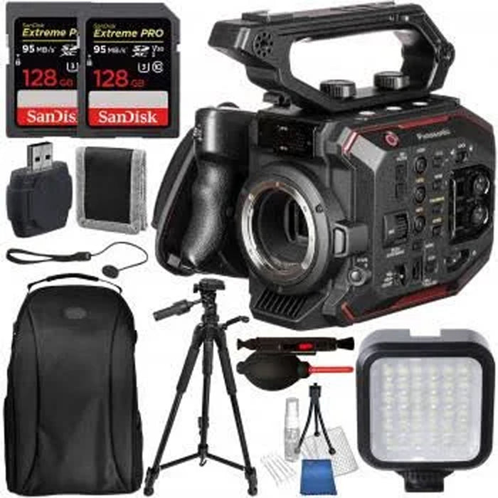 Panasonic AU-EVA1 Compact 5.7K Super 35mm Cinema Camera with Accessory Bundle