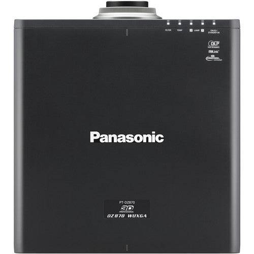 Panasonic PT-DZ870UK 1-Chip 8,500 Lumens DLP Projector (with Lens, Black) USA (2015)