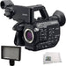 Sony PXW-FS5 XDCAM Super 35 Camera System + 160 LED Video Light + Microfiber Cleaning Cloth