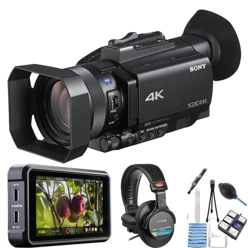 Sony PXW-Z90V 4K HDR XDCAM with Fast Hybrid AF w/ Atomos Ninja V 5&quot; 4K HDMI Recording Monitor Bundle