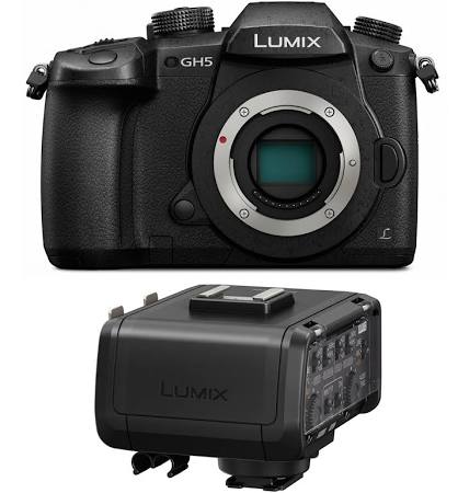 Panasonic GH5 4K Mirrorless 20.3 MP, Wi-Fi , 3.2&quot; LCD w/ Professional Mic Adapter