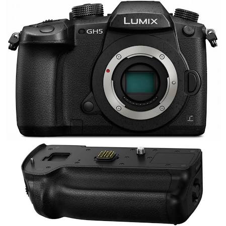 Panasonic DC-GH5 BODY 4K Mirrorless 20.3 MP w/ GH5 Battery Grip