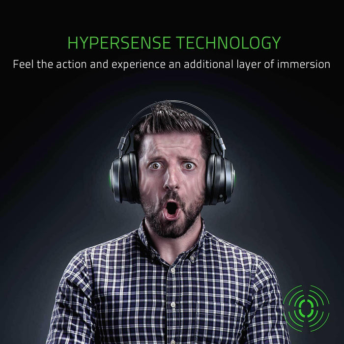 Razer Nari Ultimate Wireless PC Gaming Headset - THX Audio - Razer HyperSense