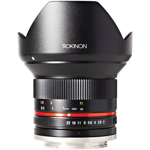 Rokinon 12mm f/2.0 NCS CS Lens for Sony E-Mount (Black)