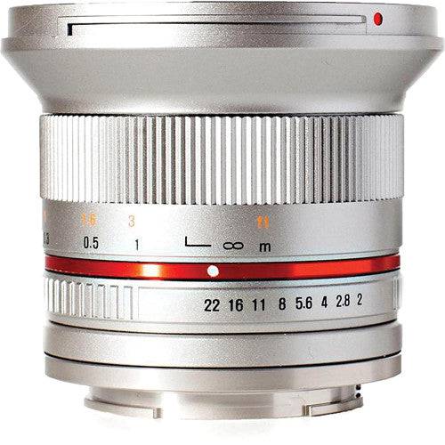 Rokinon 12mm f/2.0 NCS CS Lens for Fujifilm X Mount (Silver)