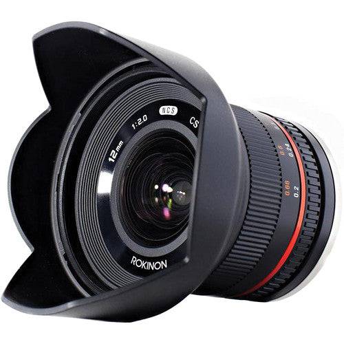 Rokinon 12mm f/2.0 NCS CS Lens for Samsung NX Mount (Black)